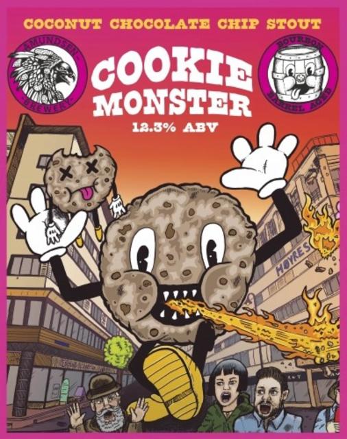 Cookie Monster Bourbon BA 12.3%, Amundsen Bryggeri, Norway