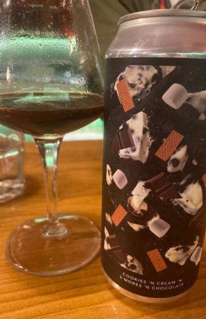 Cookies 'n crème 'n smores 'n chocolate 10.0%, Evil Twin Brewing, United States