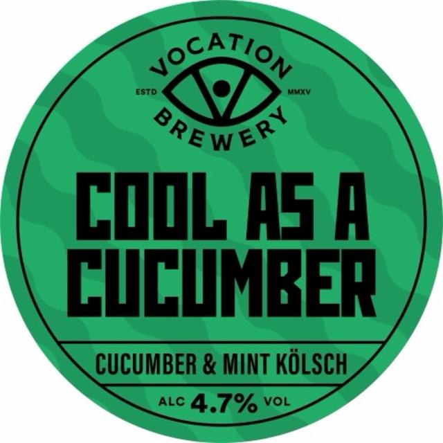 Cool As A Cucumber 4.7%, Vocation Brewery, England