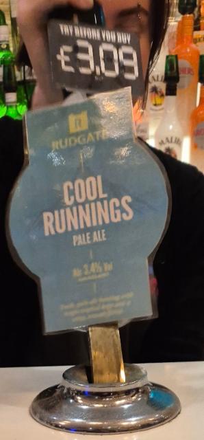 Cool Runnings 3.4%, Rudgate Brewery, England