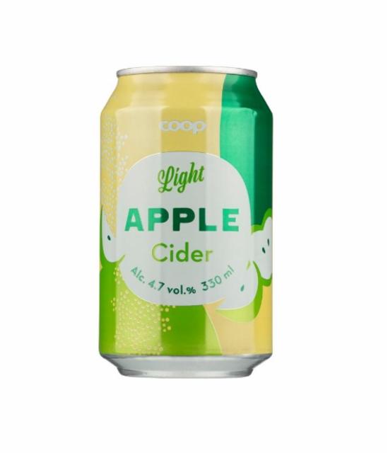 Coop Apple Cider Light 4.7%, Olvi, Finland