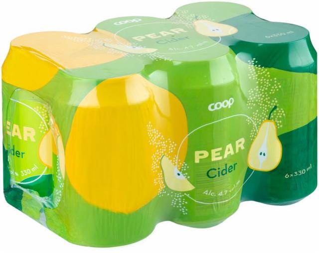 Coop Pear Cider 4.7%, Olvi, Finland
