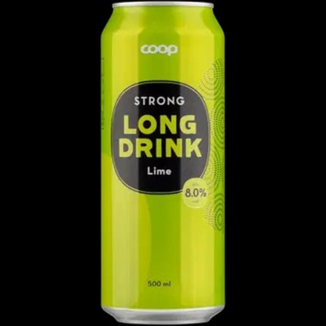 Coop Strong Long Drink Lime, Laitilan Wirvoitusjuomatehdas