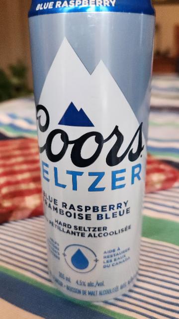 Coors seltzer blue raspberry 4.5%, Coors Brewing Company (MillerCoors), United States