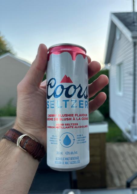 Coors seltzer cherry 4.5%, Coors Brewing Company (MillerCoors), United States