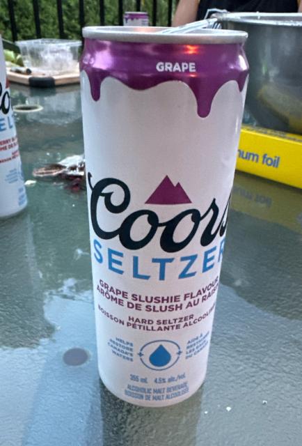 Coors Seltzer Grape 4.5%, Coors Brewing Company (MillerCoors), United States