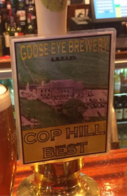 Cop Hill Best 3.4%, Goose Eye Brewery, England