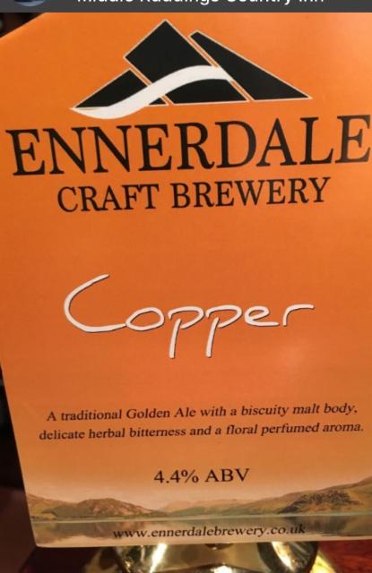Copper 4.4%, Ennerdale Brewery, England