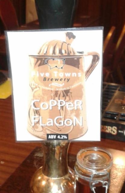 Copper Flagon 4.2%, Five Towns Brewery, England