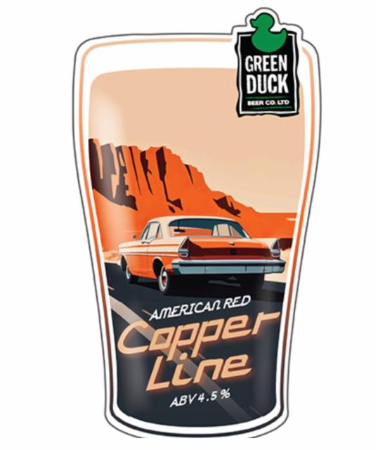 Copper Line 4.5%, Green Duck Beer Co., England