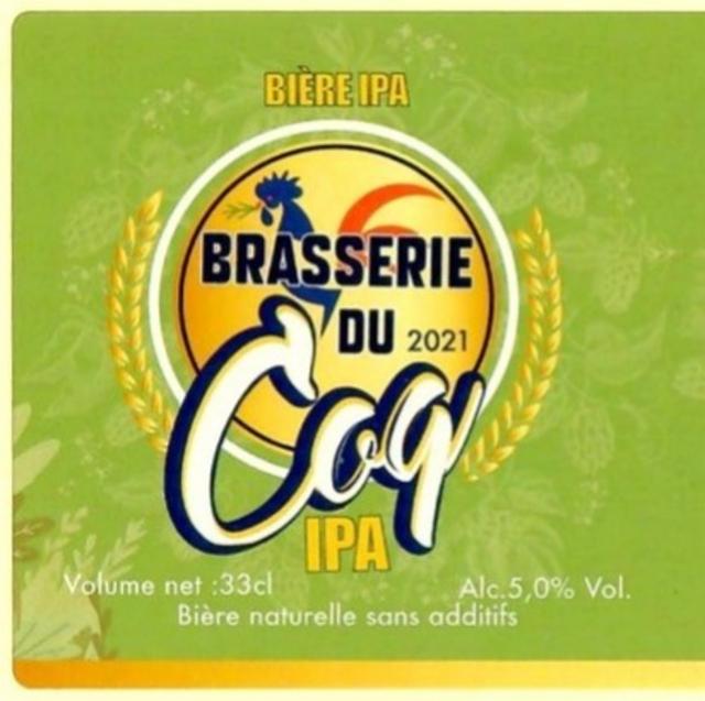 Coq IPA 5.0%, Brasserie Du Coq [Closed], France