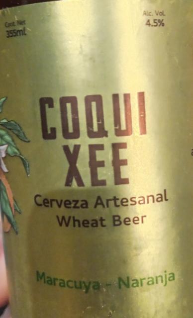 Coqui Xee Wheat Beer 4.5%, Coqui Xee, Mexico