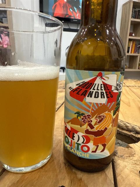 Cordillère des Flandres soleil Mojito bière blanche, Brasserie De Katsbier
