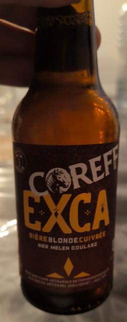 coreff exca blonde cuivrée, Brasserie Coreff