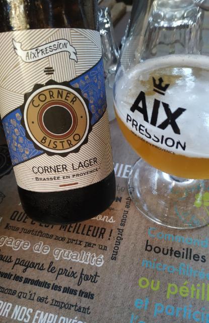 Corner Bistro - Corner Lager 5.0%, Brasserie AixPression, France