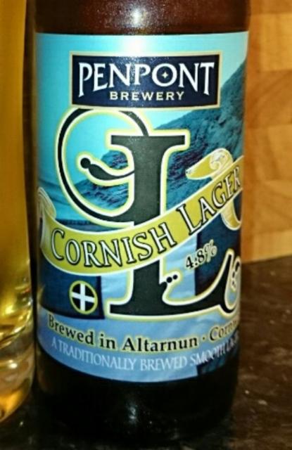Cornish Lager 4.8%, Penpont Brewery, England