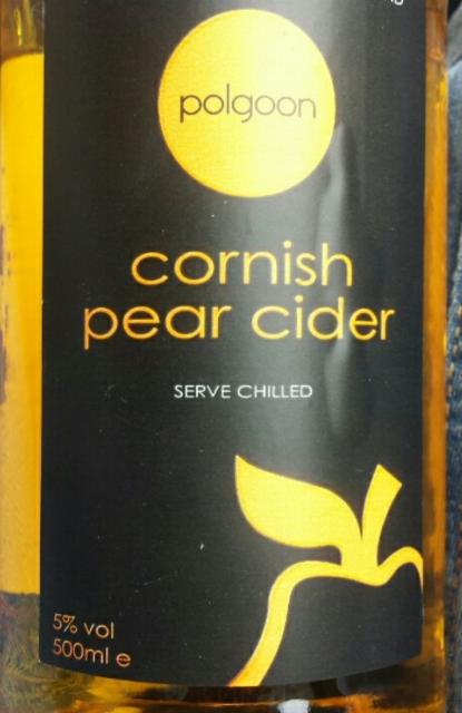 Cornish Pear Cider 5.0%, Polgoon, England