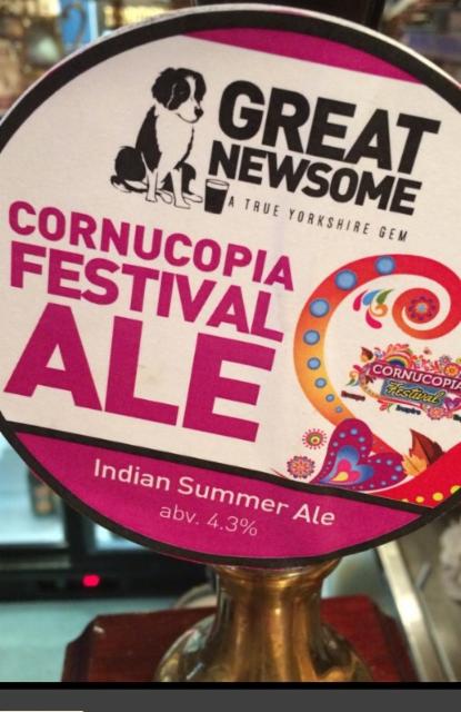 Cornucopia Festival Ale 4.3%, Great Newsome Brewer, England