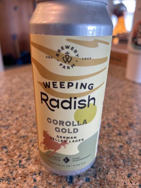Corolla Gold, Weeping Radish Brewery