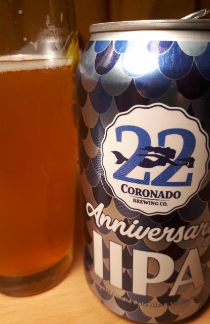 Coronado 22nd Anniversary Imperial IPA 8.5%, Coronado Brewing Company, United States