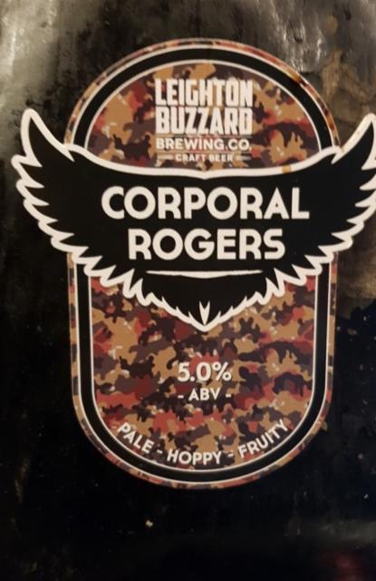 Corporal Rogers 5.0%, Leighton Buzzard Brewing Co., England