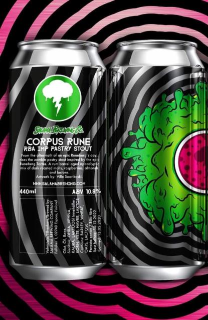 Corpus Rune 10.8%, Salama Brewing Company, Finland