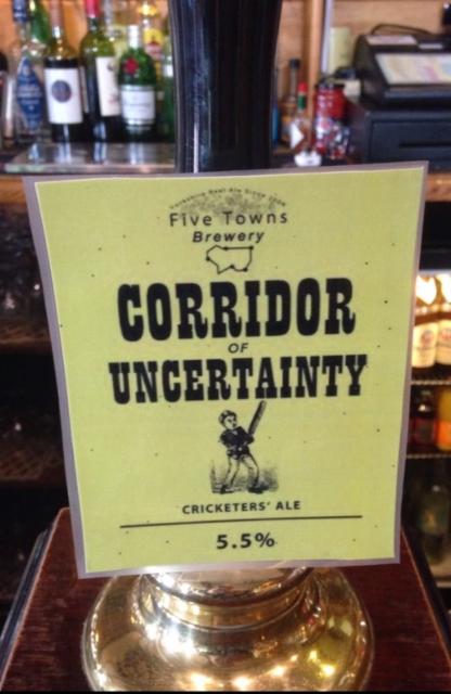 Corridor Of Uncertainty 5.5%, Five Towns Brewery, England