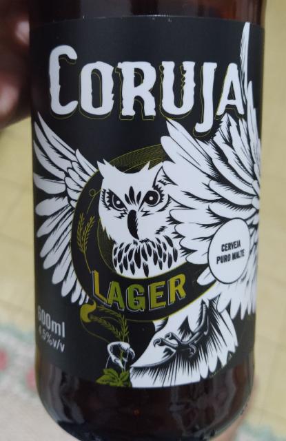 Coruja Lager Puro Malte 4.5%, Cervejaria Santa Catarina, Brazil