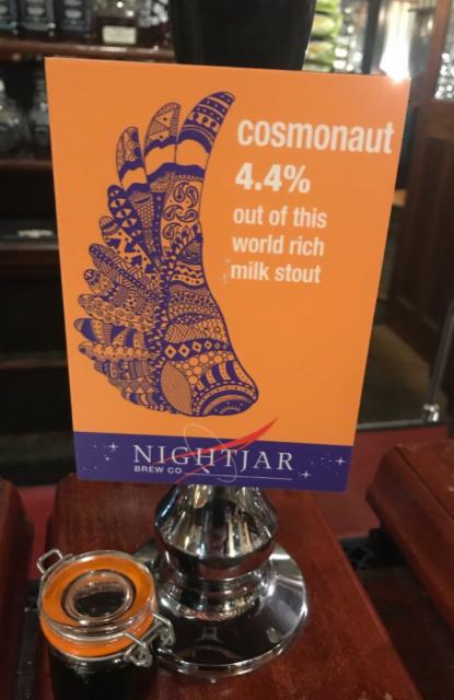 Cosmonaut 4.4%, Nightjar Brew, England