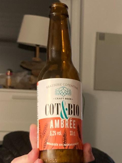 Cot & Bio Ambrée 5.2%, La Brasserie Cotentine, France