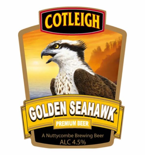 Cotleigh golden seahawk 4.5%, Nuttycombe Brewery, England