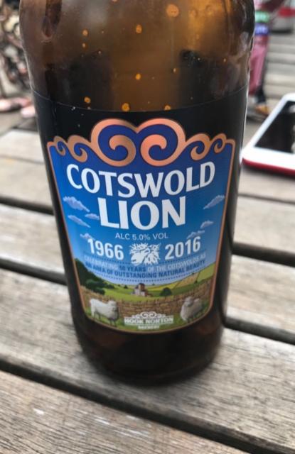 Cotswold Lion 1966-2016 5.0%, Hook Norton Brewery, England