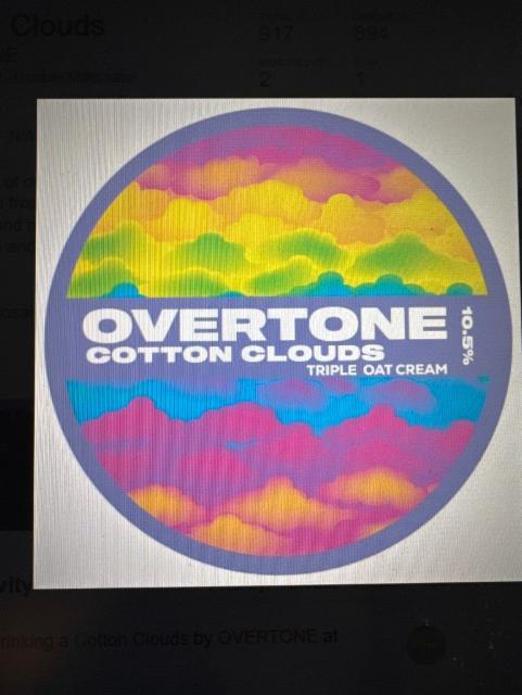 Cotton Clouds 10.5%, Overtone Brewing Co., Scotland