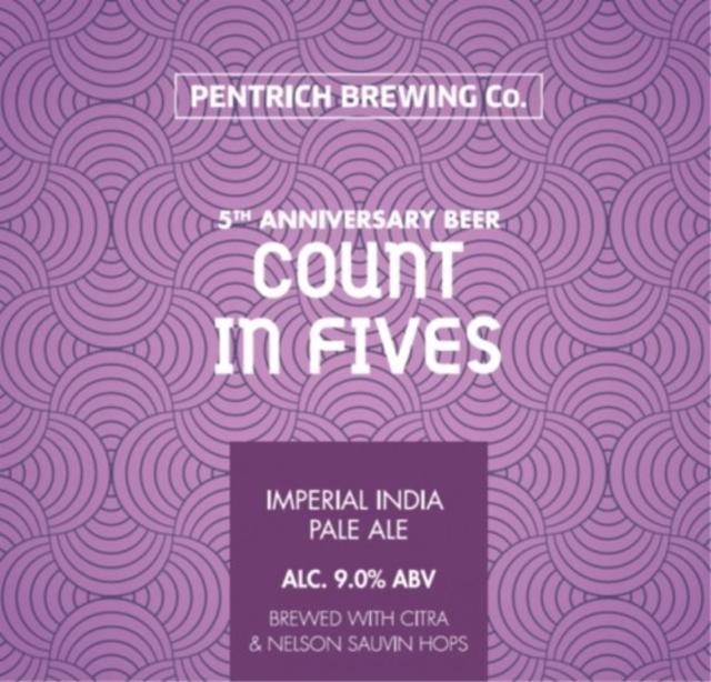 Count In Fives 9.0%, Pentrich Brewing, England