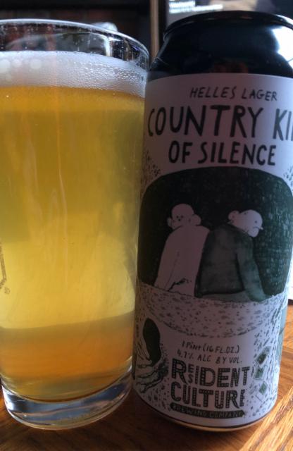 Country Kind of Silence 4.7%, Resident Culture Brewing Company, United States