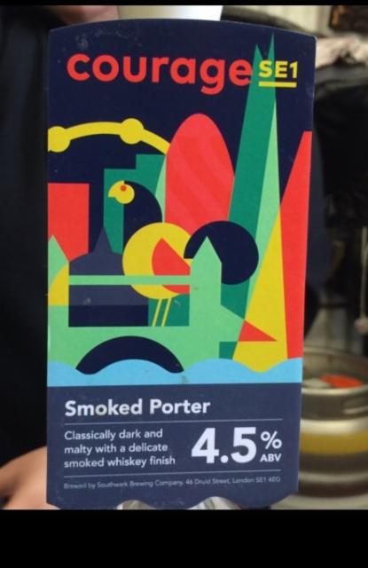 Courage SE1 Smoked Porter 4.5%, Southwark Brewing, England