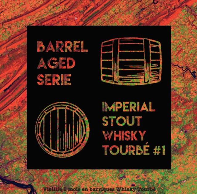 Coureurs De Lune Imperial Stout Whisky Tourbé #1 10.0%, Les Coureurs De Lune, France