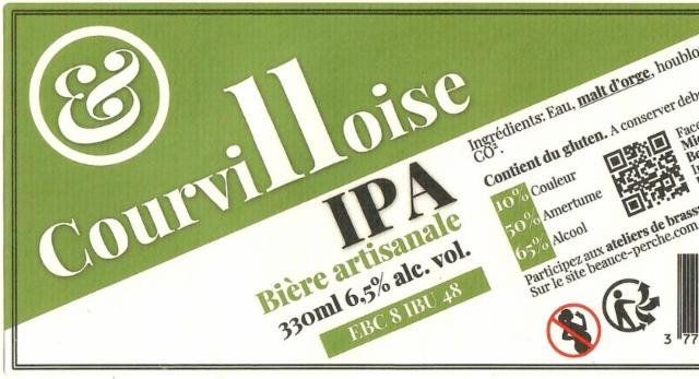 Courvilloise IPA, Microbrasserie Beauce & Perche