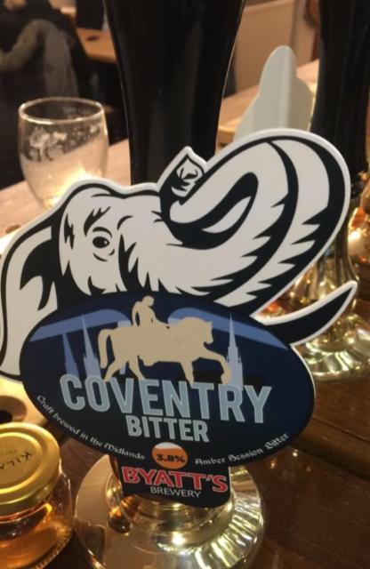Coventry Bitter 3.8%, Byatt's Brewery, England