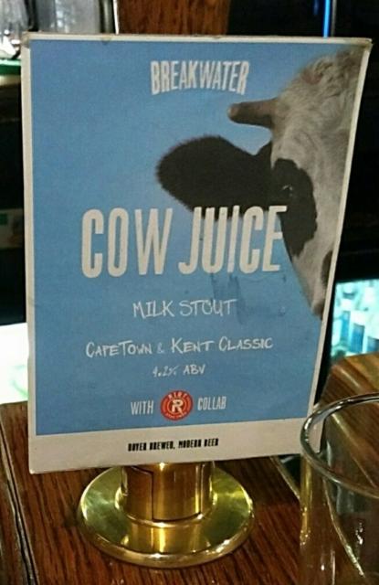 Cow Juice 4.2%, Breakwater Brewery, England