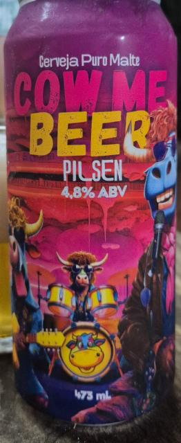 Cow me Beer Pilsen 4.8%, Sigilo Total Brewing, Brazil