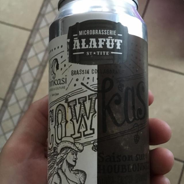 Cowkasi 5.0%, Microbrasserie À La Fût, Canada