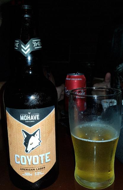 Coyote American Lager 5.0%, Mohave Cervejaria, Brazil