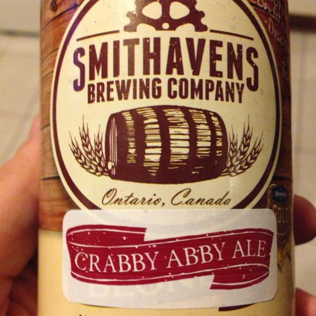 Crabby Abby Ale 7.0%, Smithaven Brewery, Canada