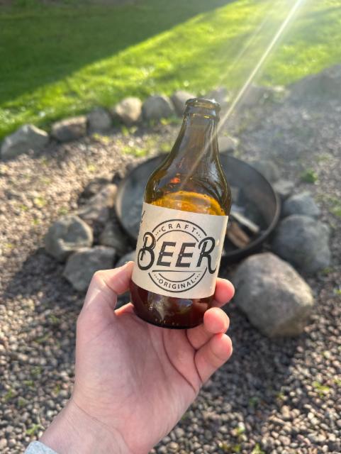 Craft beer 5.9%, Bäckalunds gårdsbryggeri Mullsjö, Sweden