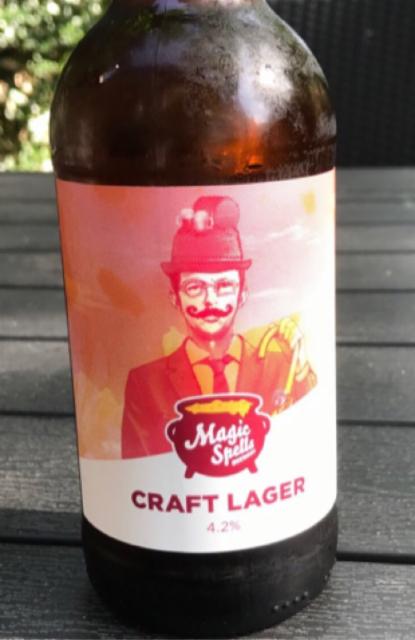 Craft Lager 4.2%, Magic Spells Brewery, England