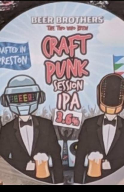 Craft Punk Session IPA 3.6%, Beer Brothers LTD, England