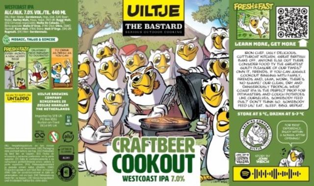 Craftbeer Cookout 7.0%, Uiltje Brewing Co, Netherlands