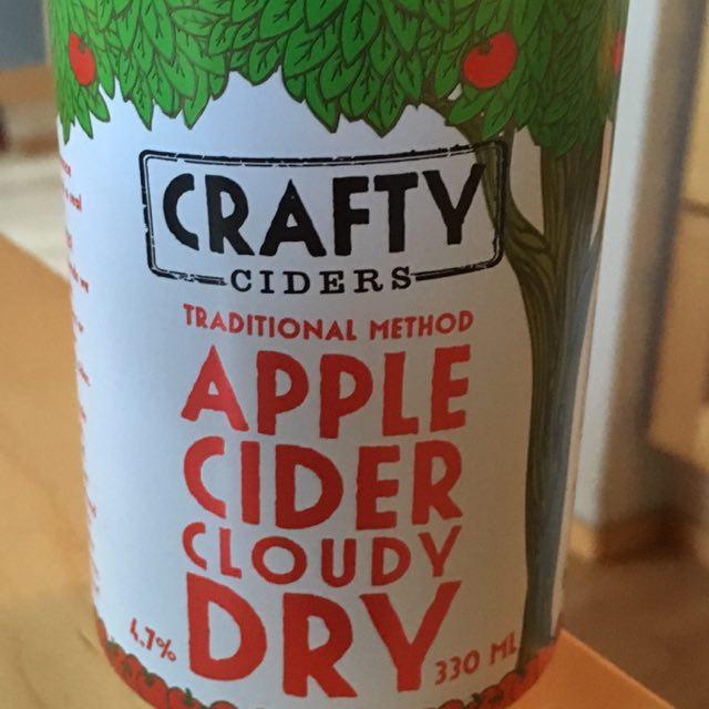 Crafty Ciders Apple Cider Cloudy Dry 4.7%, Saimaa Brewing Company, Finland