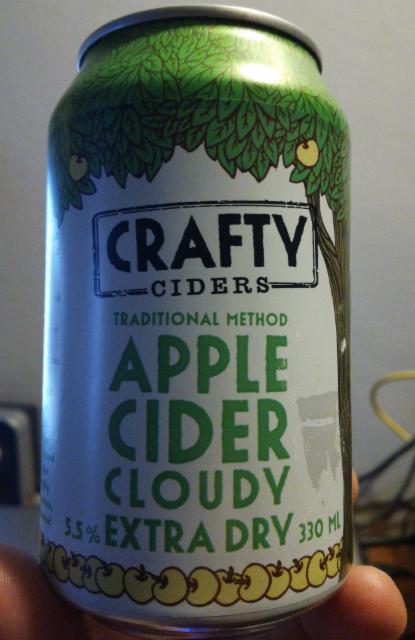 Crafty Ciders Apple Cider Cloudy Extra Dry 5.5%, Saimaa Brewing Company, Finland